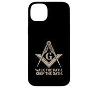 Walk the Path Keep the Oath Masonic Emblem Case for iPhone 14 Plus