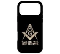 Walk the Path Keep the Oath Masonic Emblem Case for iPhone 17 Pro Max
