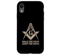 Walk the Path Keep the Oath Masonic Emblem Case for iPhone XR