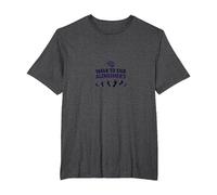 Walk to End Alzheimer's Awareness Charity Event Support T-Shirt, Men's Big and Tall, Dark Heather Grey, 2X Tall