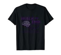 Walk to End Alzheimers Awareness Fundraiser Support T-Shirt, Men, Black, 3XL