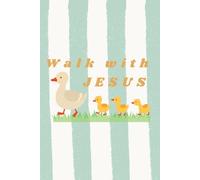 Walk with Jesus: 120-Page Lined Notebook for Prayer, Bible Study Note Taking, Reflection, and Daily Faith | Little Blessings Paper Company