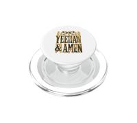 Walk with Jesus Coastal Beach Faith Summer Design PopSockets PopGrip for MagSafe