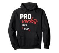Walk with the Wise Proverbs 13:20 Christian Bible Verse Pullover Hoodie
