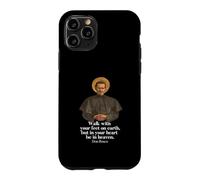 Walk With Your Feet On Earth Tee Saint John Bosco Print Case for iPhone 11 Pro