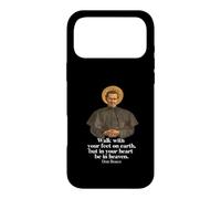 Walk With Your Feet On Earth Tee Saint John Bosco Print Case for iPhone 17 Pro Max