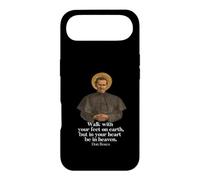 Walk With Your Feet On Earth Tee Saint John Bosco Print Case for iPhone Air