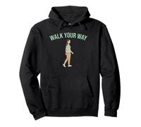 Walk Your Way Personal Path Motivation Design Pullover Hoodie