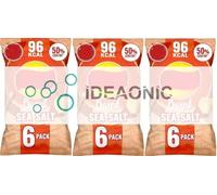 Walkeers Baked Sea Salt Crisps (3 PACK) 6 x 22g | By Ideaonic