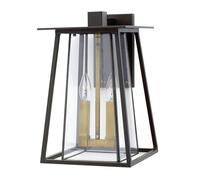 Walker 2 Light Large Outdoor Wall Lantern Bronze IP44 E14 Netlighting Bronze One Size