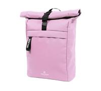 Walker 42263-333 Classic Backpack Roll Top Blush with Main Compartment, Laptop Compartment, Ergonomic Shoulder Strap and Middle Compartment with Mobile Phone Pocket, Water-Repellent, Approx. 20-23 L