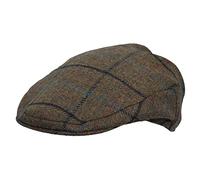 WALKER AND HAWKES - Abraham Moon Tweed Alfred Flat Cap - Castleton Green - Large (59cm)