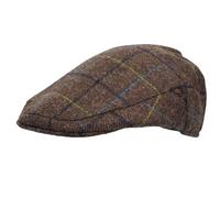 WALKER AND HAWKES - Abraham Moon Tweed Alfred Flat Cap - Oak Brown - 3X-Large (62cm)