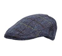 WALKER AND HAWKES - Abraham Moon Tweed Alfred Flat Cap - Royal Navy - X-Large (60cm)