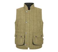 WALKER AND HAWKES - Children's Derby Tweed Greyson Shooting Gilet - Light Sage - 32 (Age 11/12)