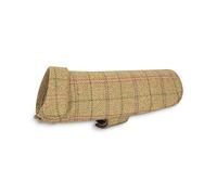 WALKER AND HAWKES - Derby Tweed Alfie Dog Coat - Beige Check - X-Large