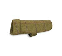 WALKER AND HAWKES - Derby Tweed Alfie Dog Coat - Sage Check - Small