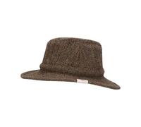 WALKER AND HAWKES - Harris Tweed Berkeley Hat - Charcoal - X-Large (60cm)