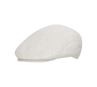 WALKER AND HAWKES - Irish Linen Beltoy Flat Cap - Oatmeal - XXL (61cm)