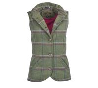 WALKER AND HAWKES - Ladies Derby Tweed Ashby Waistcoat - Pink Stripe - 10