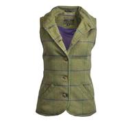 WALKER AND HAWKES - Ladies Derby Tweed Ashby Waistcoat - Purple Stripe - 12
