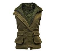 WALKER AND HAWKES - Ladies Derby Tweed Bayston Gilet - Light Sage - 18