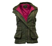 WALKER AND HAWKES - Ladies Derby Tweed Bayston Gilet - Pink Stripe - 16