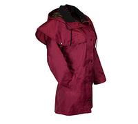 WALKER AND HAWKES - Ladies Waterproof 3/4 Length Hunton Cape Coat - Red - 12