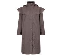 WALKER AND HAWKES - Ladies Waterproof Full Length Salsbury Cape Coat - Brown - 16