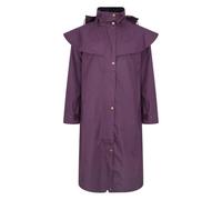 WALKER AND HAWKES - Ladies Waterproof Full Length Salsbury Cape Coat - Plum - 16