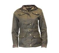 WALKER AND HAWKES - Ladies Wax Florence Motorcycle Jacket - Olive - 12