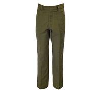 WALKER AND HAWKES - Men's 100% Cotton Yorkley Moleskin Trousers - Olive - W36 Short (29'')