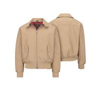 WALKER AND HAWKES - Men's Black Classic Harrington Sports Smart Casual Spring Jacket - Camel - XL
