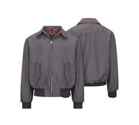 WALKER AND HAWKES - Men's Black Classic Harrington Sports Smart Casual Spring Jacket - Grey - XXL