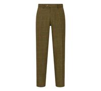 WALKER AND HAWKES - Men's Derby Tweed Leighton Suit Trousers - Dark Sage - W32 Regular (31'')
