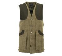 WALKER AND HAWKES - Men's Derby Tweed Winston Waistcoat - Light Sage - X-Large