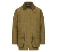 WALKER AND HAWKES - Men's Green Sage Durable Derby Tweed Barlaston Hunting Shooting Waterproof Jacket - Forest Green - 5XL