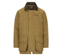 WALKER AND HAWKES - Men's Green Sage Durable Derby Tweed Barlaston Hunting Shooting Waterproof Jacket - Light Sage - 3XL