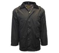WALKER AND HAWKES - Men's Wax Padded Blackstone Jacket - Navy - 5X-Large