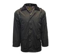 WALKER AND HAWKES - Men's Wax Padded Blackstone Jacket - Olive - Large