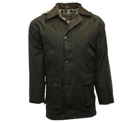 WALKER AND HAWKES - Men's Wax Padded Blackstone Jacket - Olive - X-Large