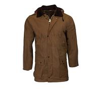 WALKER AND HAWKES - Men's Wax Unpadded Benson Jacket - Beige - 4X-Large