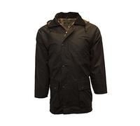 WALKER AND HAWKES - Men's Wax Unpadded Benson Jacket - Brown - 2X-Large