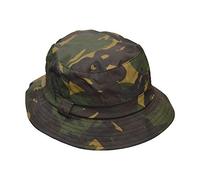WALKER AND HAWKES - Olive 100% British Waxed Cotton Millerain Fabric Hanford Bucket Hat Unisex - Camo - L (59cm)
