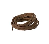 WALKER AND HAWKES - Premium Cowhide Leather Strip Cord 1.9mm Thickness String - Tan - Width/2mm Length/2m