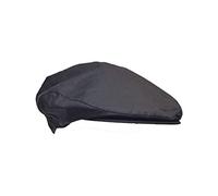 WALKER AND HAWKES - Premium Olive 100% British Millerain Waxed Cotton Belton Flat Cap Unisex - Navy - XL (60cm)