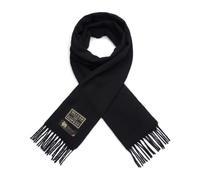 WALKER AND HAWKES - Unisex 100% Lambs Wool Chaderton Scarf - Black