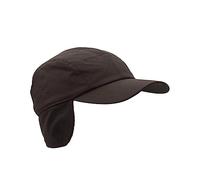 WALKER AND HAWKES - Wax Ellwood Baseball Cap w/Foldable Ear Flaps - Brown - 2X-Large (61cm)