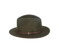 WALKER AND HAWKES - Wool Felt Dalby Outback Hat - Olive - S