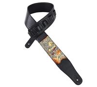 Walker And Williams CVG-DRG Hand Carved Lung Dragon On Black Padded Strap